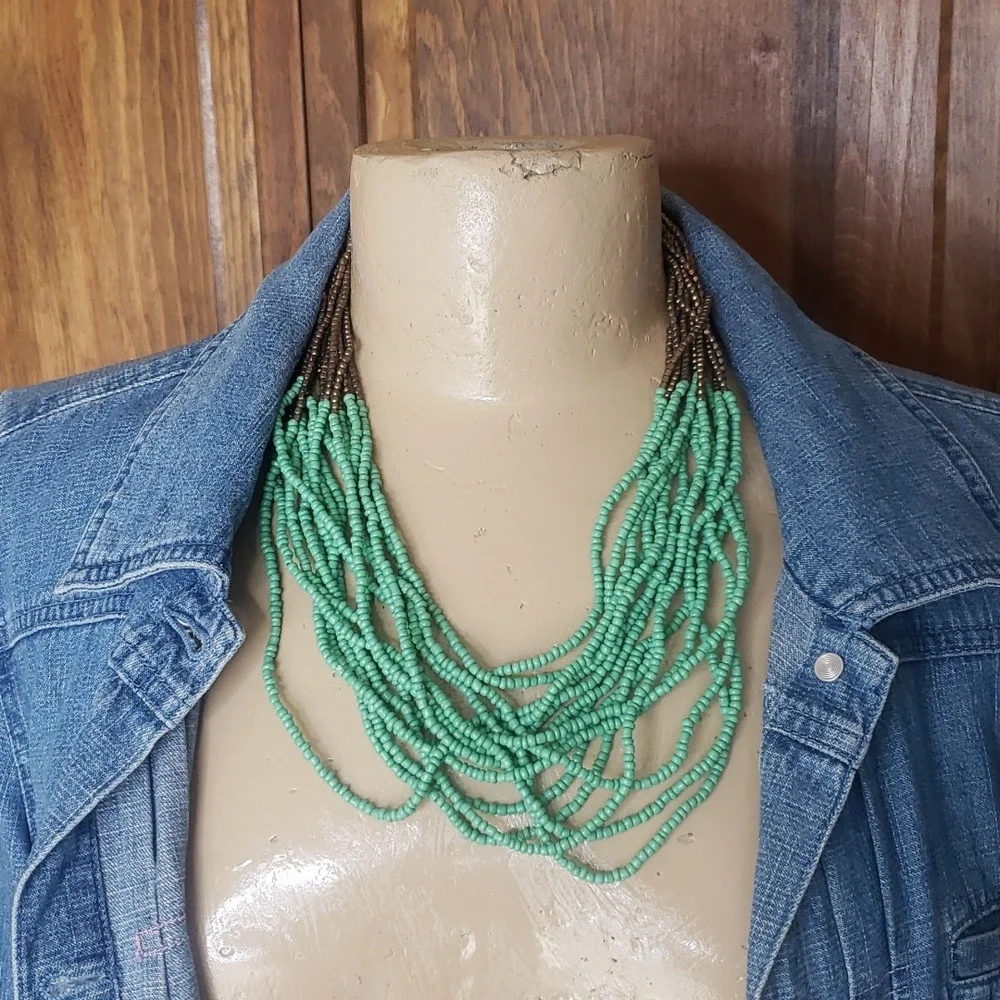 Multi Strand Beaded Necklace